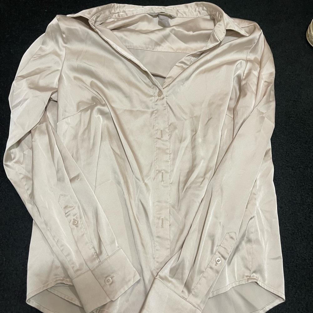 H&M Satin Button Down